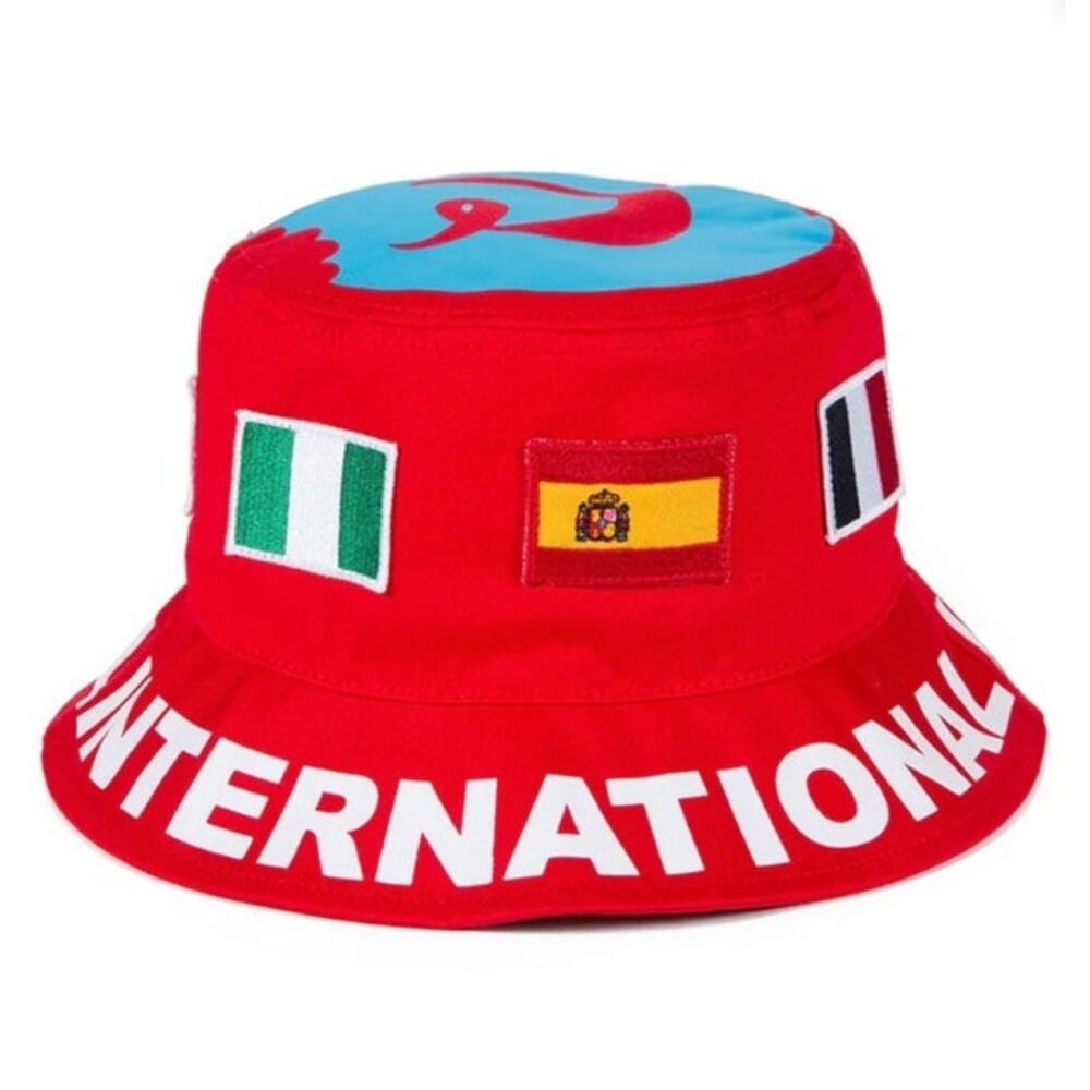 NWOT Cookies Hat Award Tour Bucket Hat Red International Sz L/XL